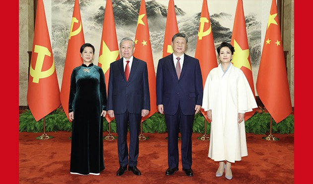 习近平同越共中央总书记、国家主席苏林举行会谈