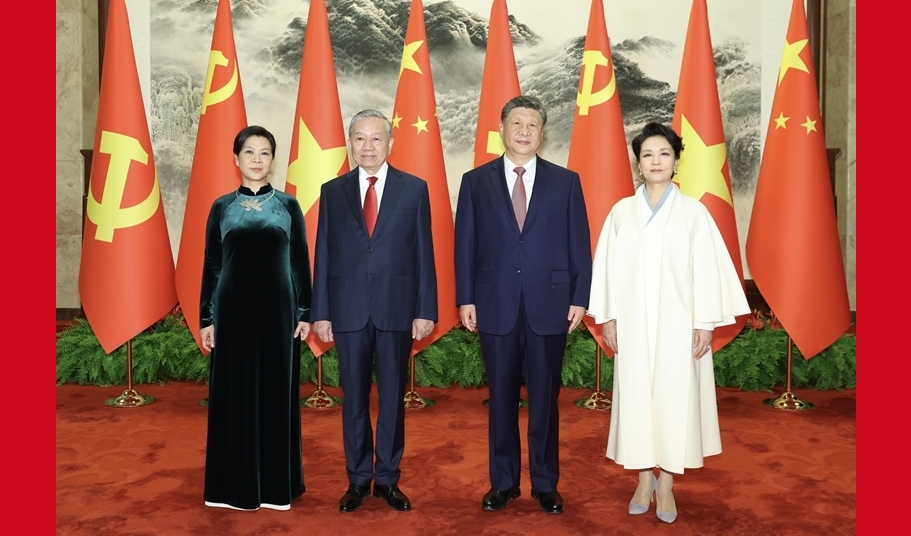 习近平同越共中央总书记、国家主席苏林举行会谈